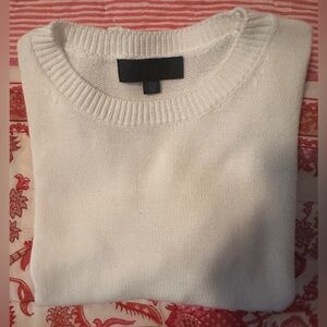 Zara White Crewneck Sweater